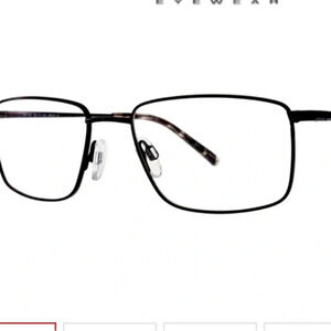 Match Men’s MF-183 Eyeglasses Frames RXable S Black NWT